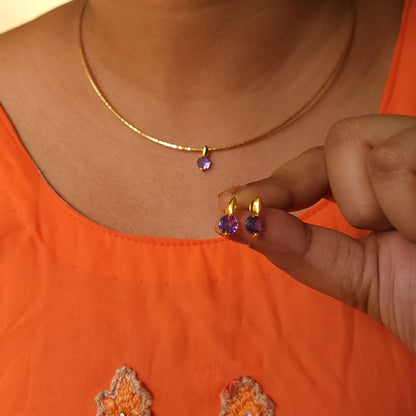 Bindu kante set(purple)