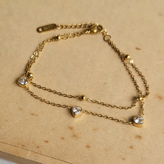 Dil layered bracelet