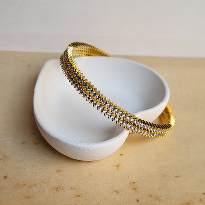 Stone studded bangles