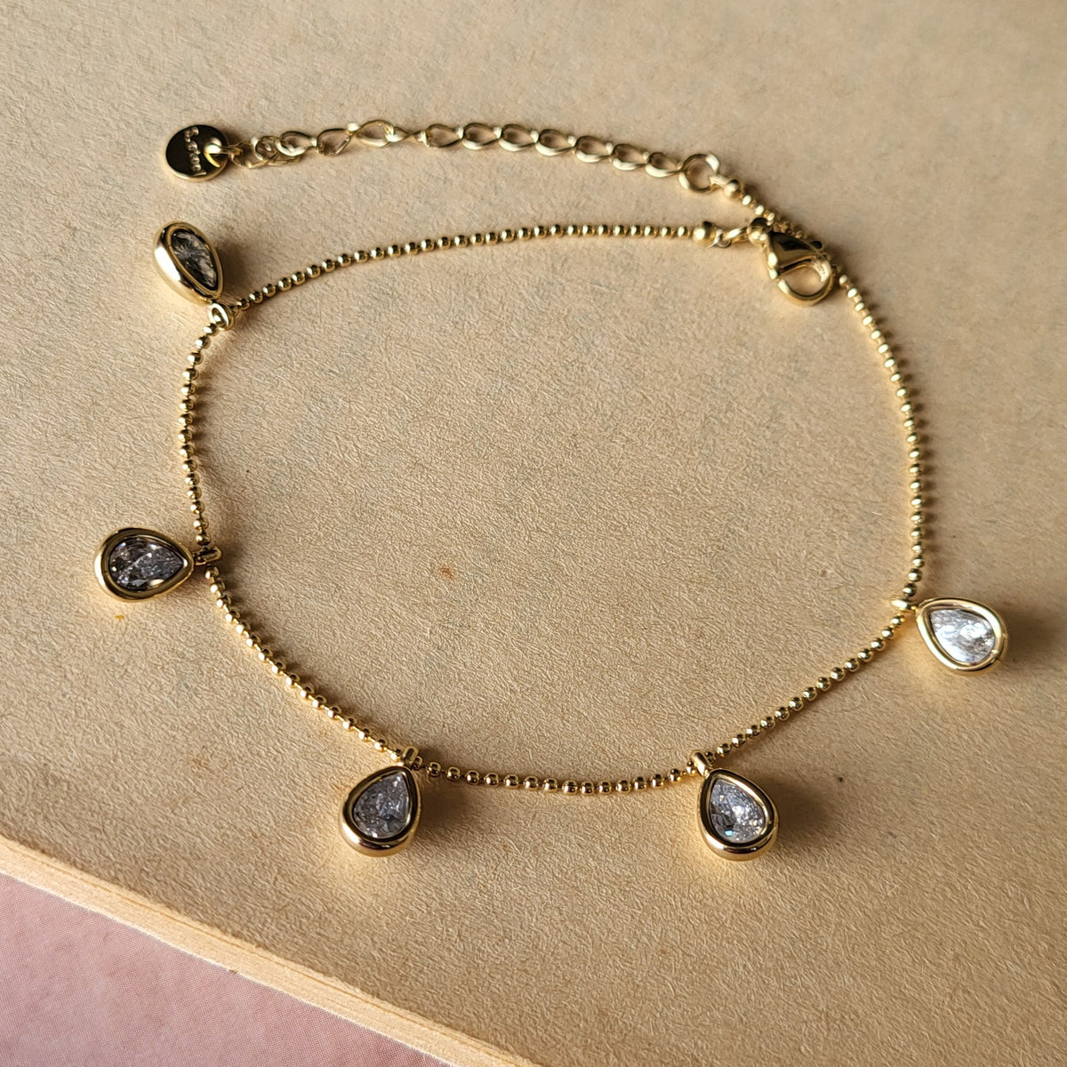 Dew drop anklet