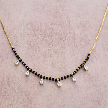 Rain drop mangalsutra