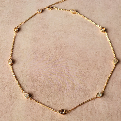 Pear drop necklace