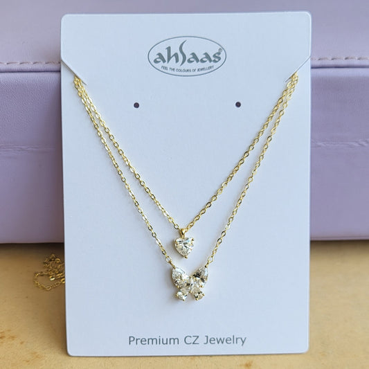 Butterfly layered Neckchain