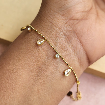 Pear drop bracelet