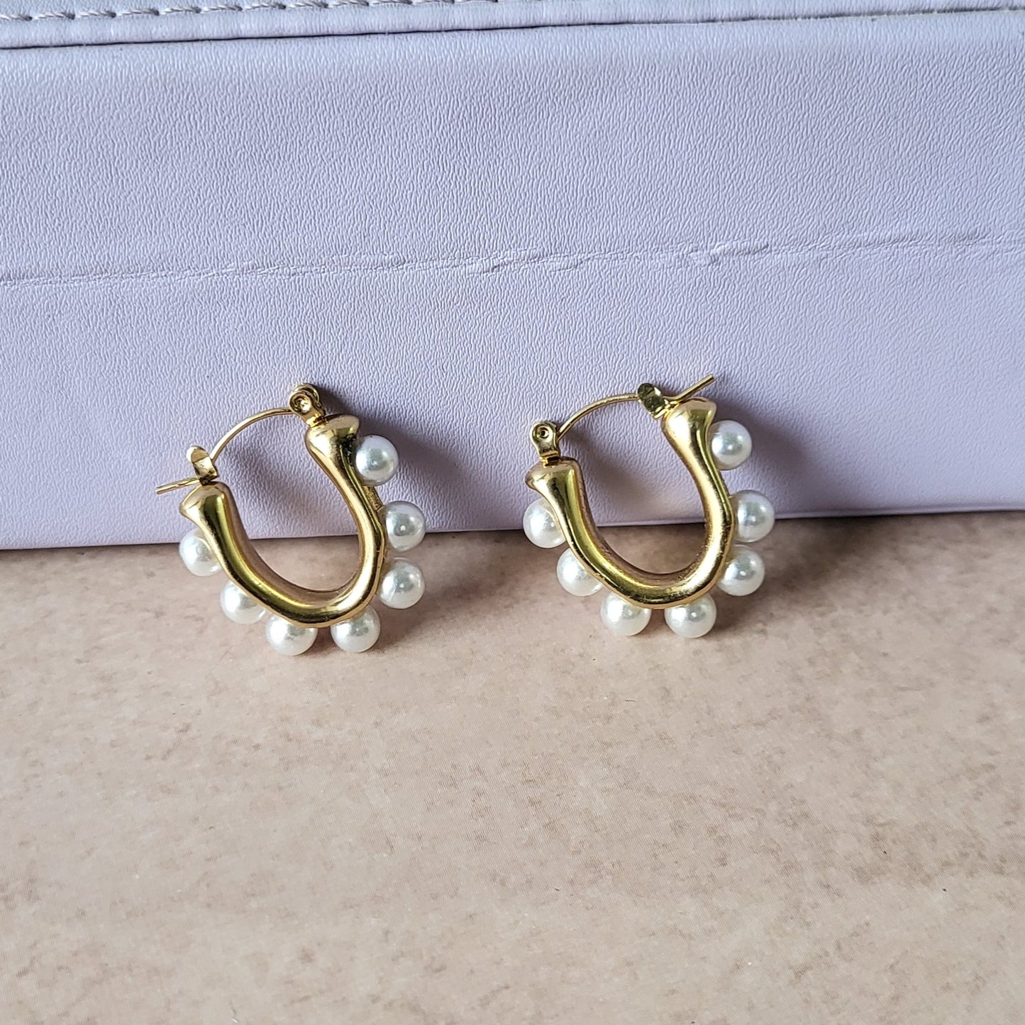 Pearl hoops
