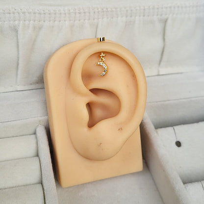 Moon bugadis (flat screwback) (pair)
