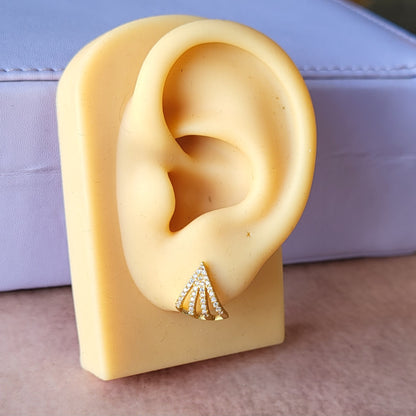 Leela cuff studs