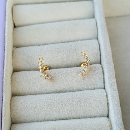 Bella helix studs (ball screwback)