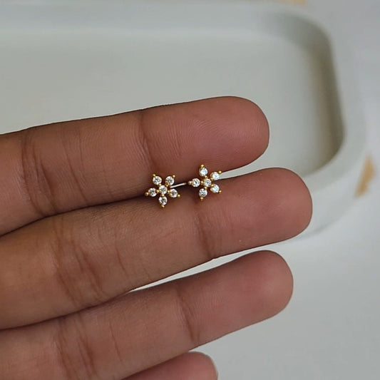 Sitara mini studs (ball screwback)
