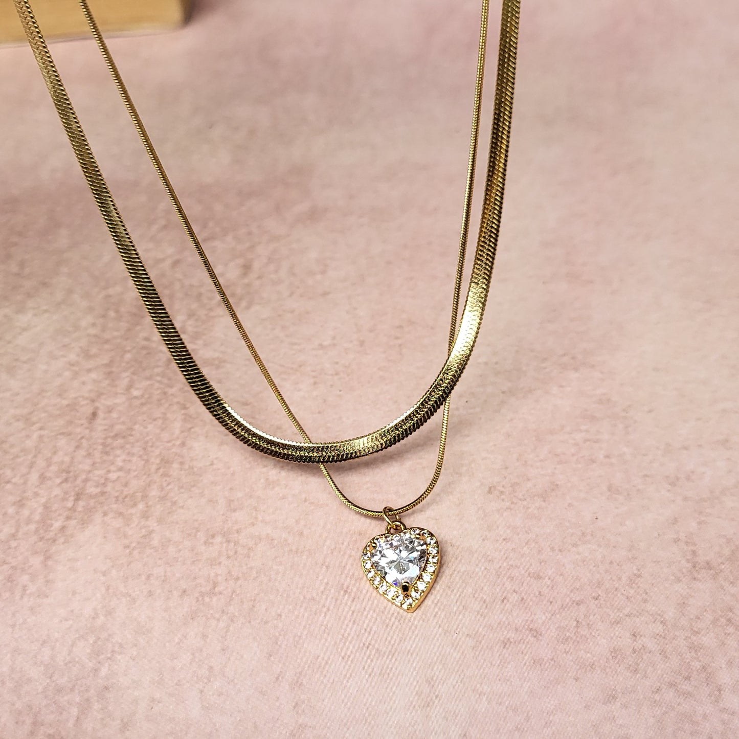 Dil layered necklace