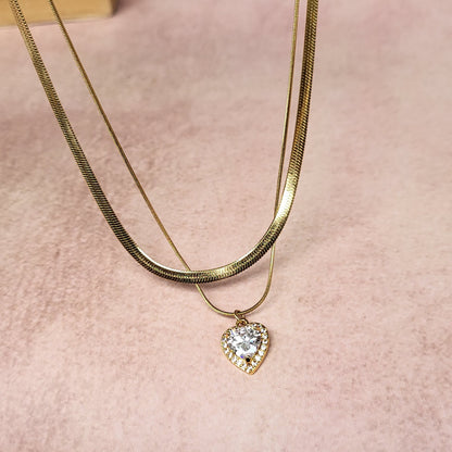 Dil layered necklace