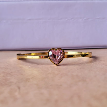 Pink heart kada