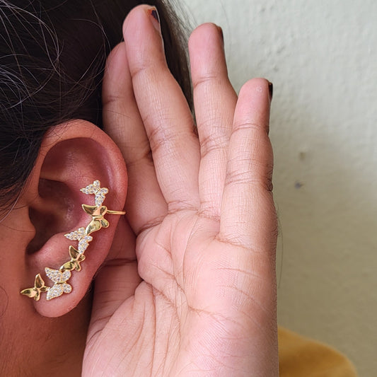 Butterfly earcuff  (Left ear only)