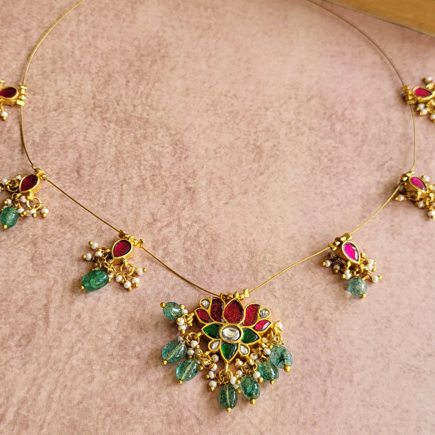 Lilly jadau invisible necklace