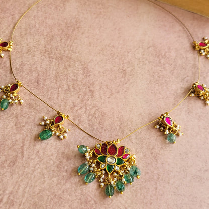 Lilly jadau invisible necklace