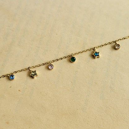 Star drops bracelet