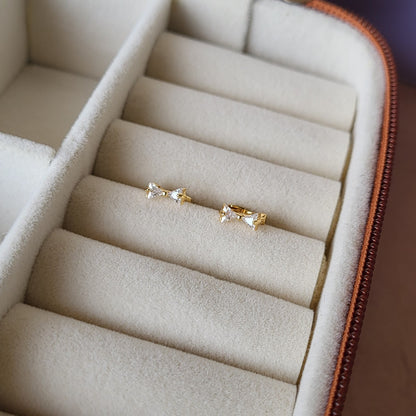 Bow mini hoops