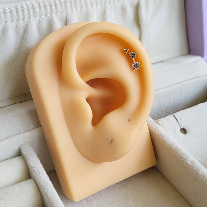 Bling mini studs (ball screwback)