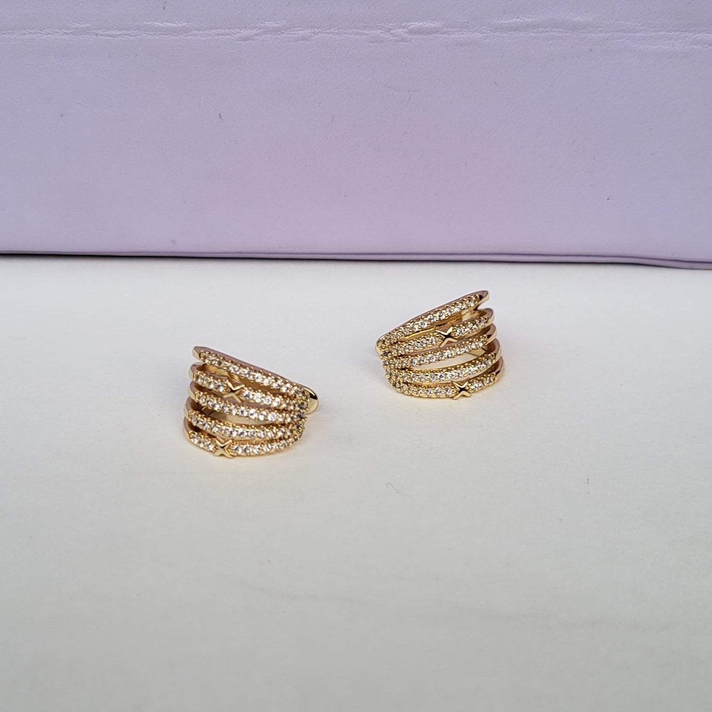 Glitter earclips (pair)