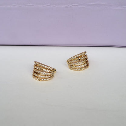 Glitter earclips (pair)