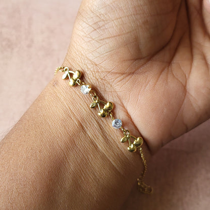 Cherries bracelet