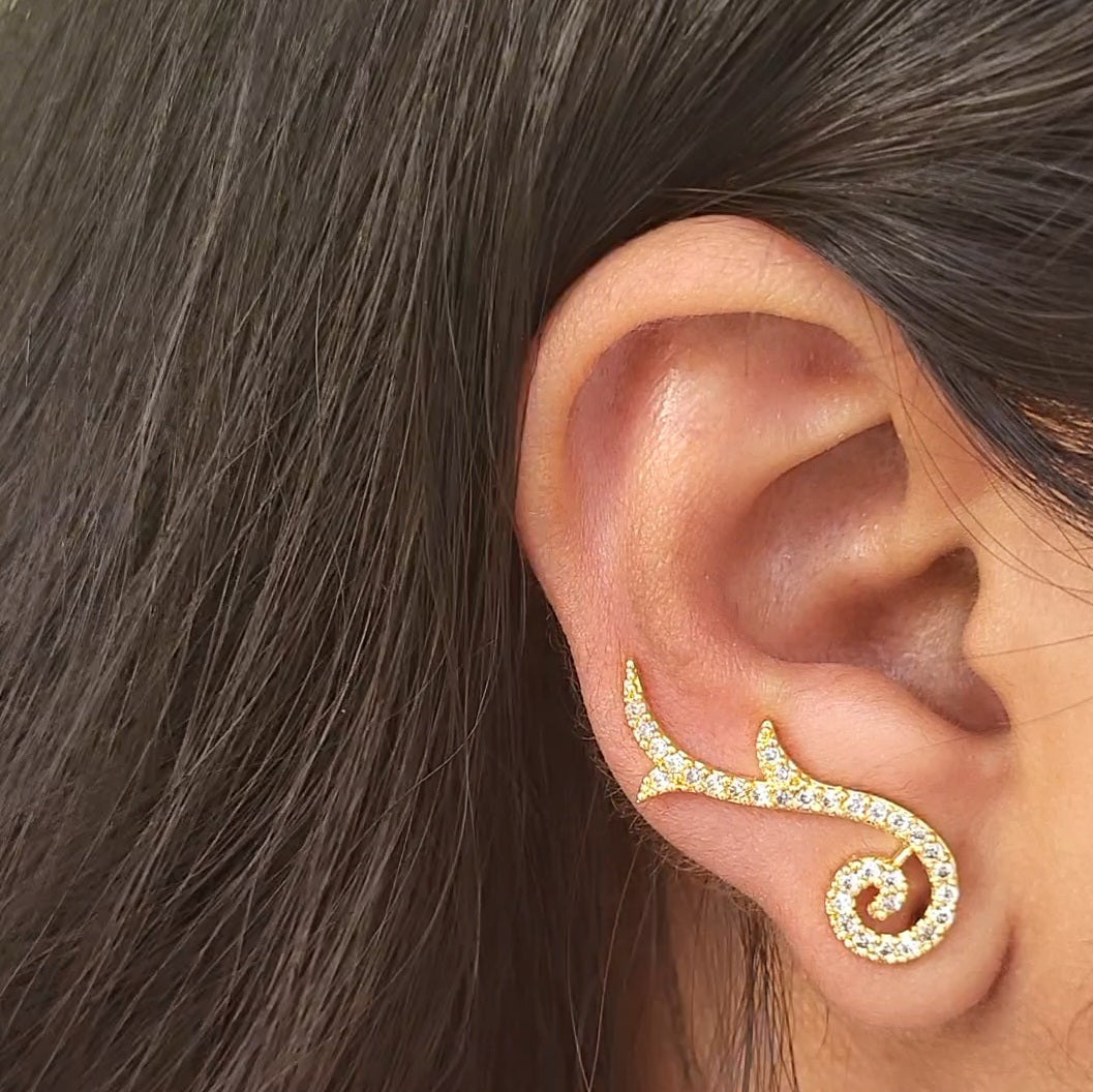 Swirl Earcuff