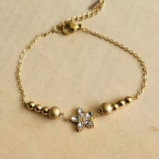 Goldie fleur bracelet