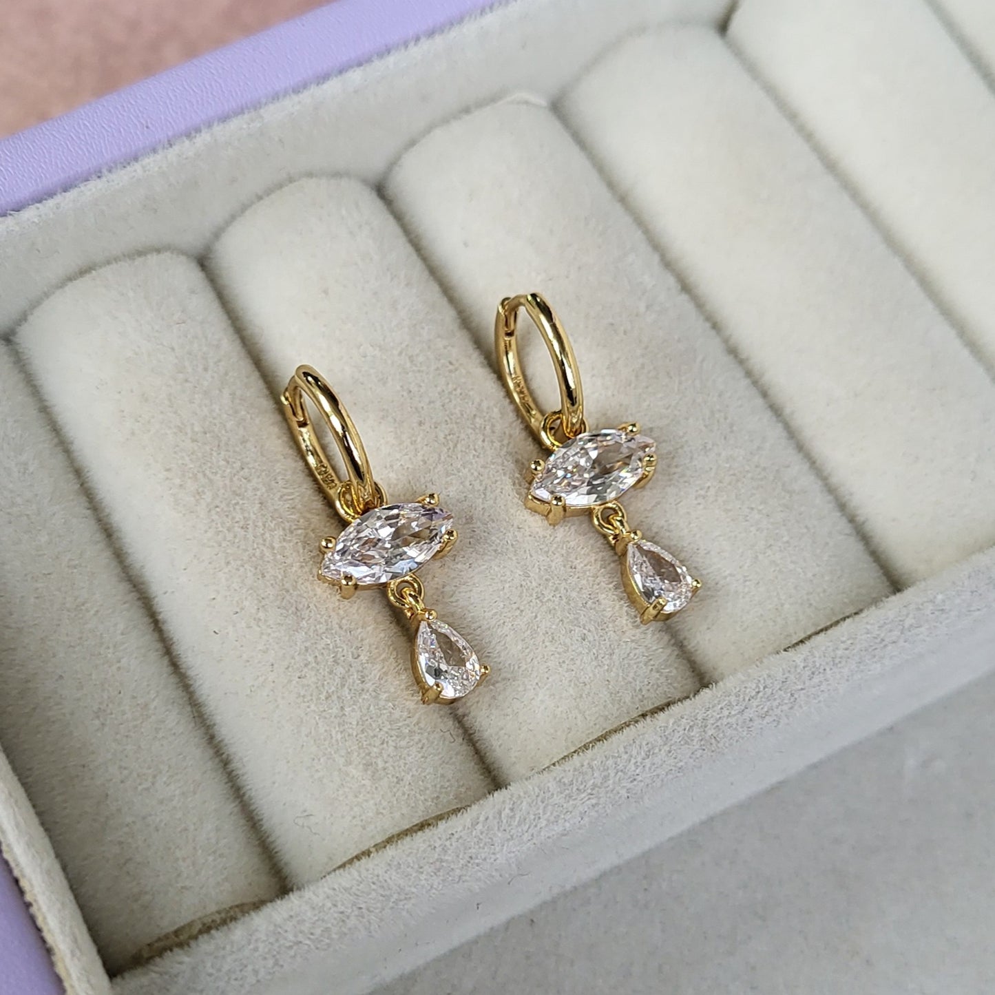 Oval drop hoops