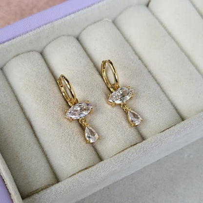 Oval drop hoops