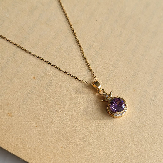 Lavender pendent chain