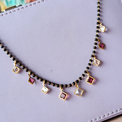 Square drops mangalsutra