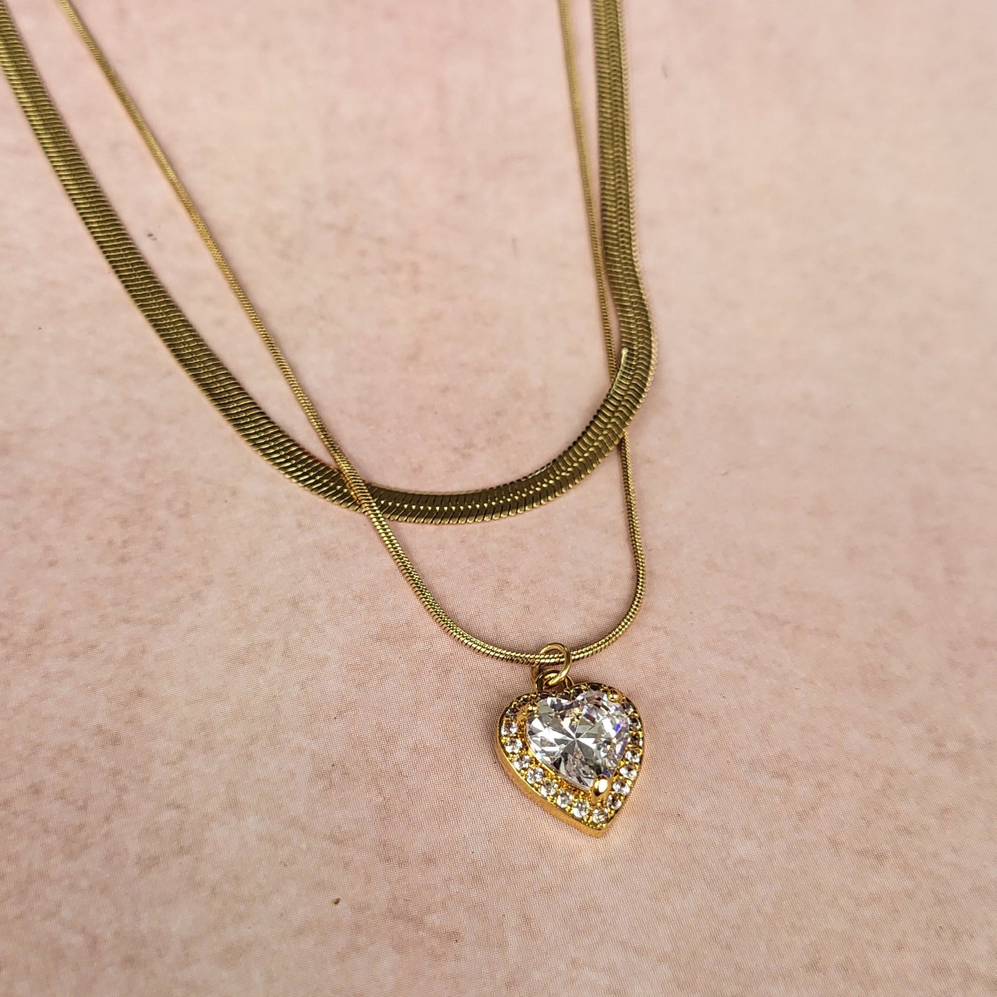 Dil layered necklace