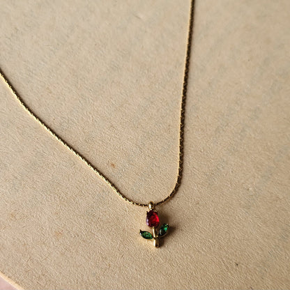 Color Tulip pendant chain