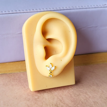Willow drop studs (ball screwback)