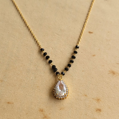 Pear drop mangalsutra