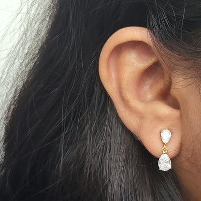Meena drop studs