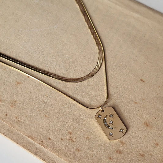 Moon layered chain