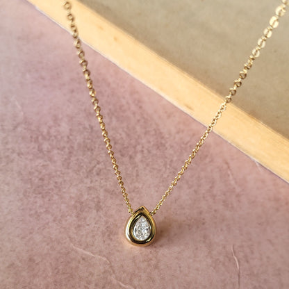 Crystal drop Pendant chain