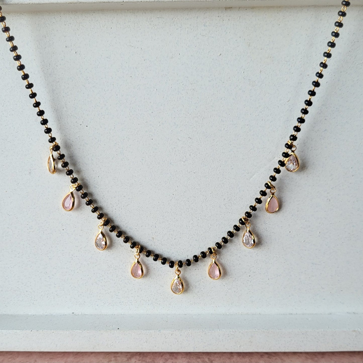 Pastel drops mangalsutra