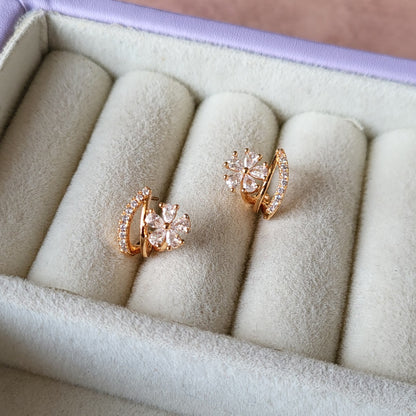 Fleur cuff studs