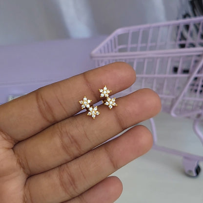 Jasmine studs (ball screwback)