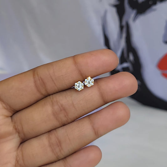 Krystle mini studs (ball screwback)