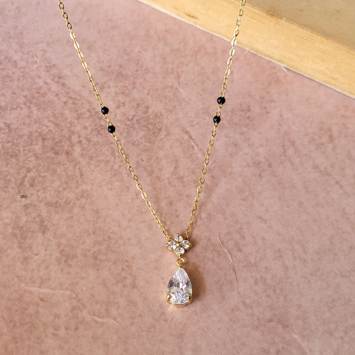 Fleur drop Mangalsutra