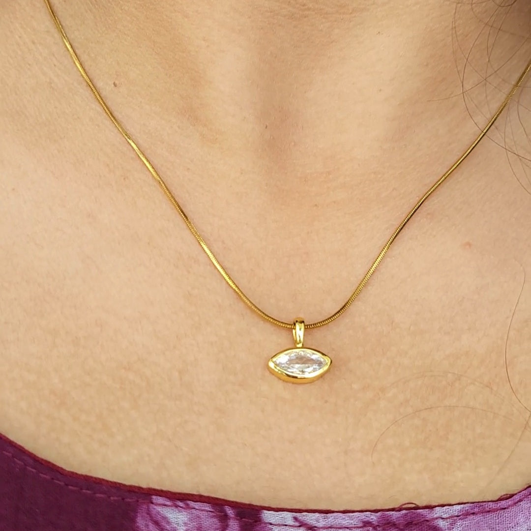 Marquise Pendant chain
