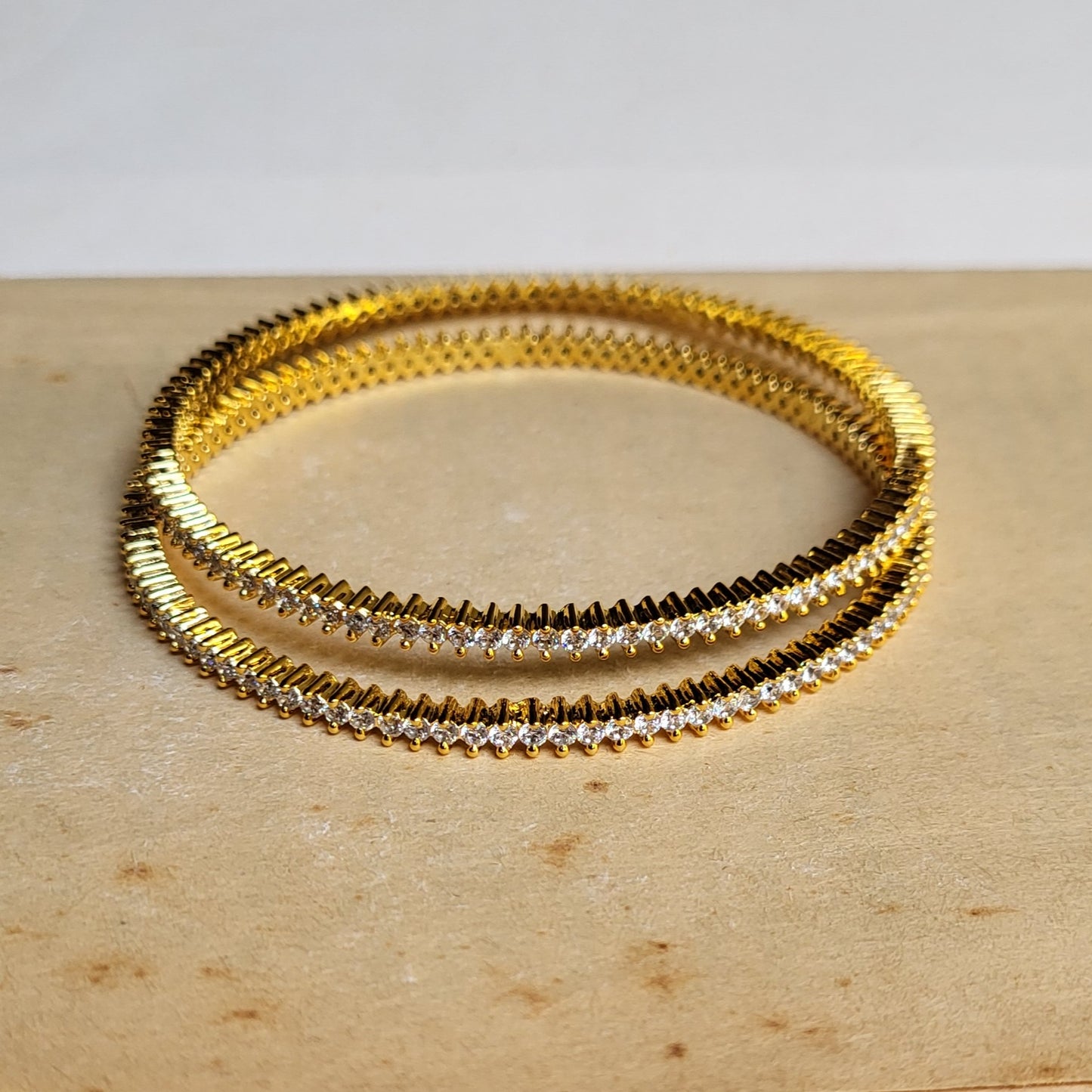 Stone studded bangles