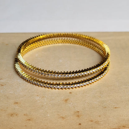 Stone studded bangles