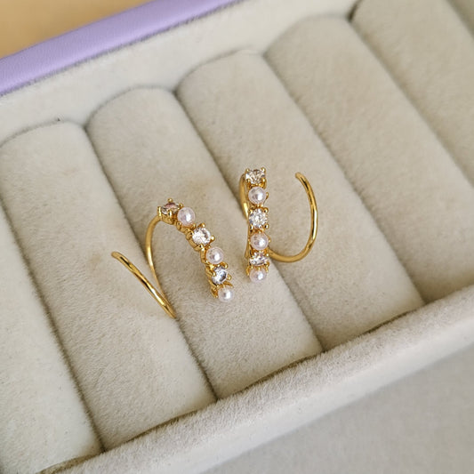 Artha earrings (spiral)