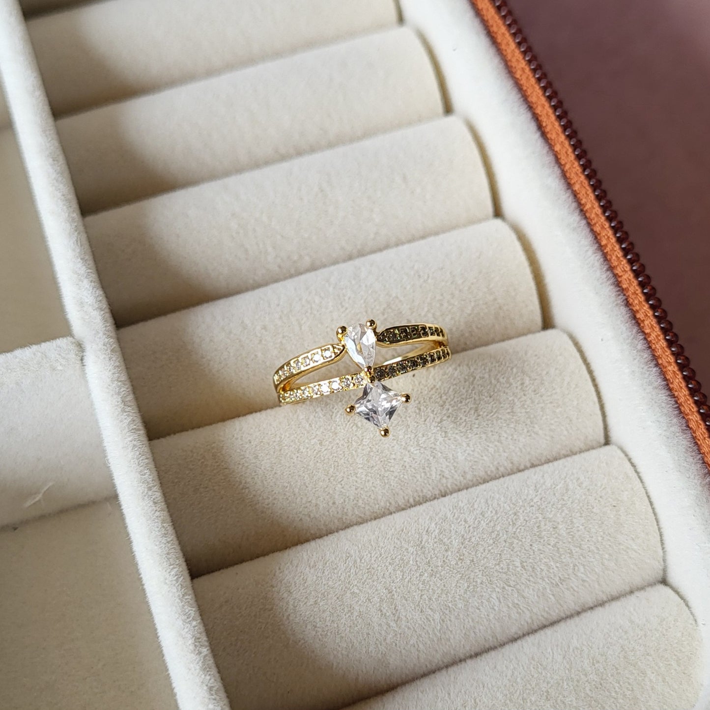 Meena finger ring