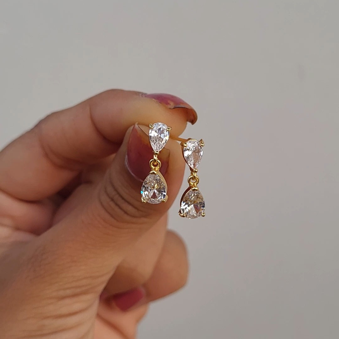 Meena drop studs