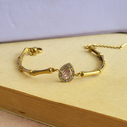 Drop bamboo bracelet